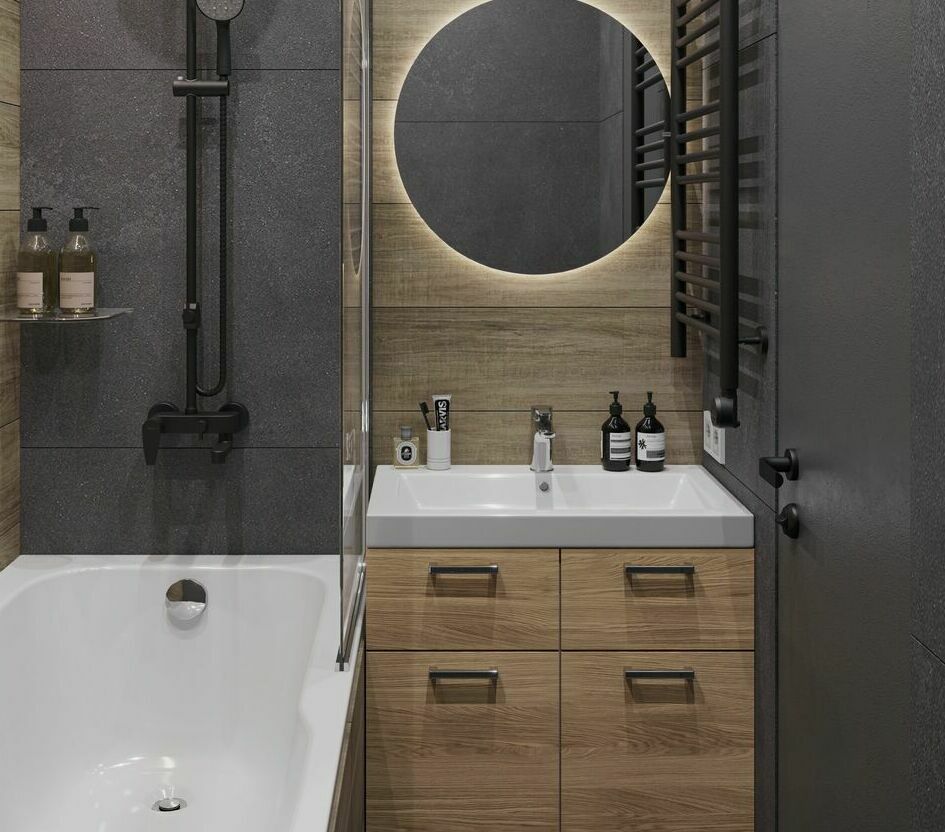 Проект стометрового двухэтажного дома в классическом стиле с гаражом Проект стометрового двухэтажного дома в классическом стиле с гаражом