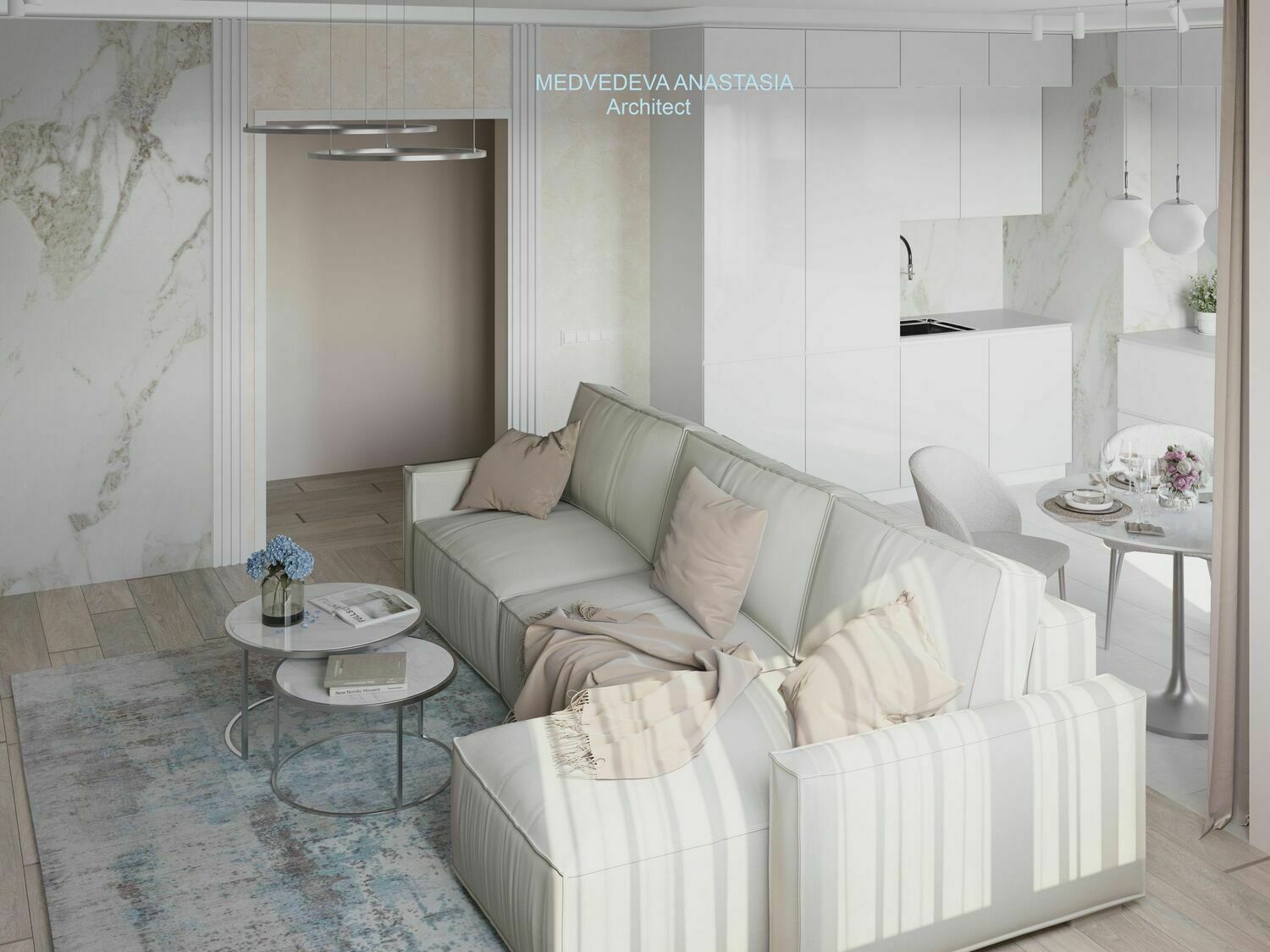 <span style="font-weight: bold;">Дизайн Интерьера Кухни - Гостиной, г.Екатеринбург </span>